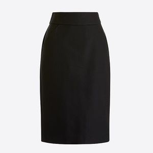 J. Crew Factory Black The Pencil Skirt W/ Pockets